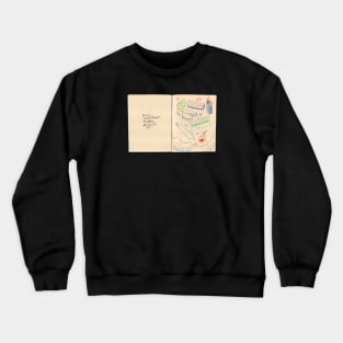 Roll up stoner zine Crewneck Sweatshirt